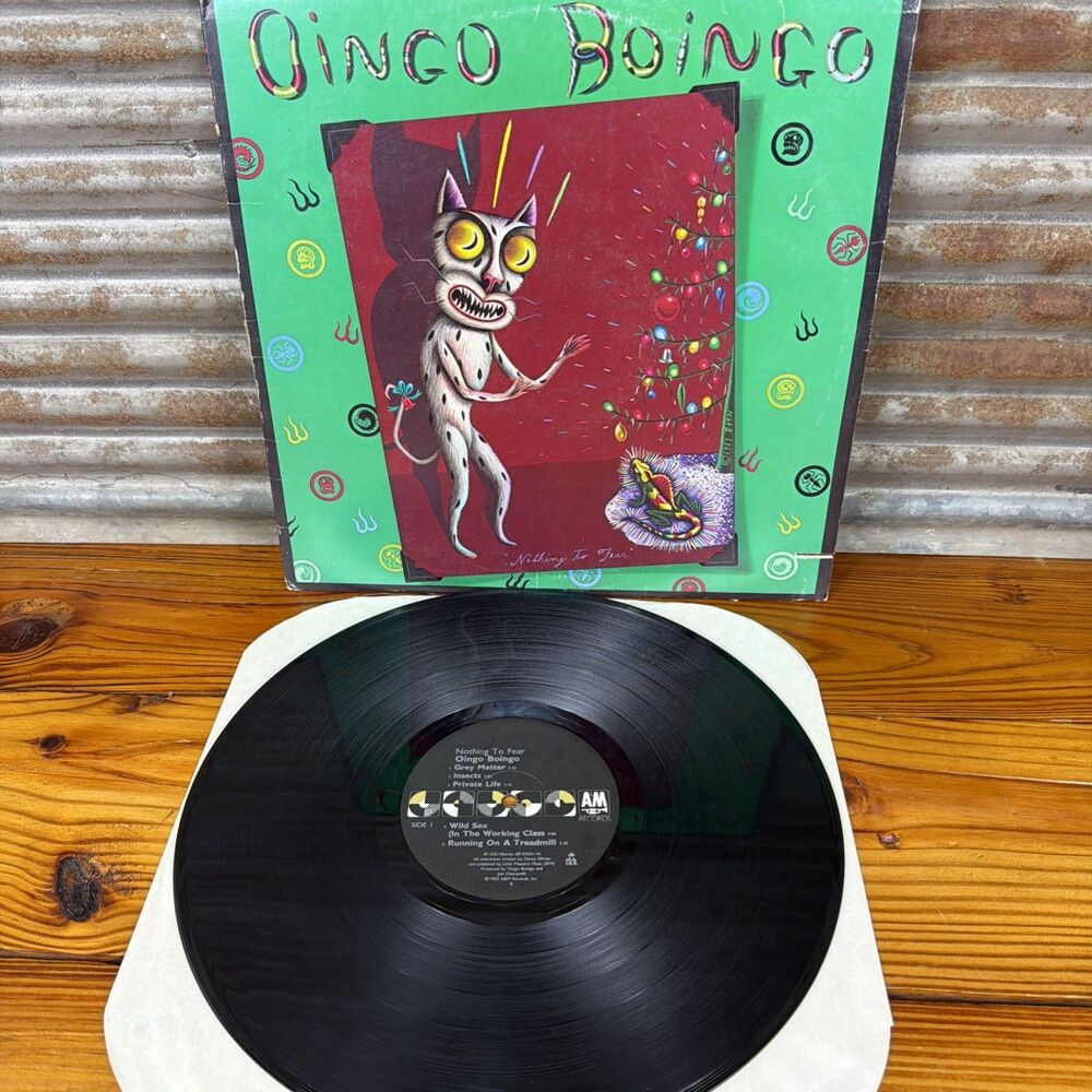 OINGO BOINGO LP "Nothing to Fear" 1982 A&M RECORDS w Danny Elfman EX